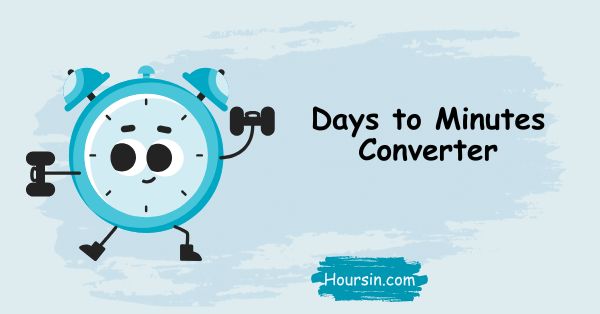Days to Minutes Converter