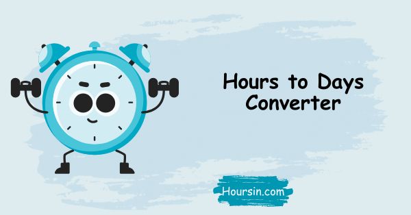 Hours to Days Converter